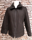 Marks & Spencer Ladies Black Bomber Jacket Faux Fur Collar Size Uk 12
