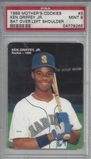 1989 Mother's Cookies Ken Griffey Jr. Rookie Card RC #3 MINT - GRADED PSA 9