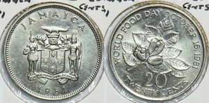 Jamaica 1981 20 Cents 904708 combine shipping - Picture 1 of 3