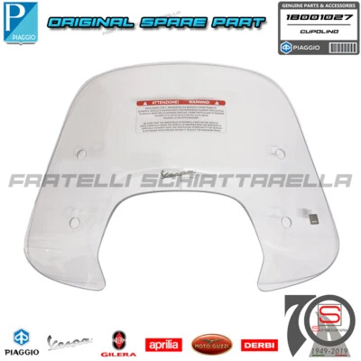 Kit Cupolino Parabrezza Basso Originale Piaggio Vespa Sprint 2014-2024 1B001027 - Immagine 1 di 4