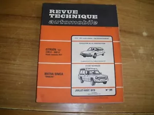 REVUE TECHNIQUE MATRA SIMCA RANCHO - Foto 1 di 1