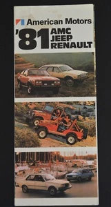 1981 AMC Jeep Renault Renegade Laredo CJ Cherokee Honcho Le Auto Prospekt. - Bild 1 von 16