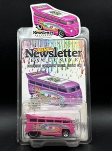 2021 Hot Wheels PINK VOLKSWAGEN VW DRAG BUS T1 Newsletter Exclusive 35th LAX Con - Picture 1 of 5