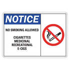 LYLE LCU1-0033-RA_7x10 Rflctv No Smoking Notic Sign,10x7in,Alum