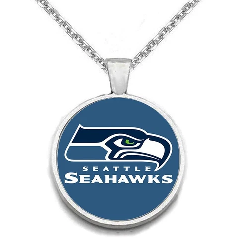 Special Seattle Seahawks 925 Silver Link Chain Necklace With Pendant A1 Cover