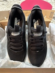 Skechers Switch Back Cascades lace-Up Shoe 180162 Black Size 6 NIB - Picture 1 of 7