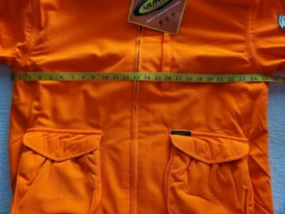 New Men's Yukon Gear Blaze Orange Waterproof Insulated Hooded Jacket Size M L - Image 1 of 4