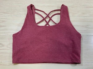 Jockey Strappy Padded Sports Bra, Women's Size XL, Burgundy NEW MSRP $32 - Picture 1 of 8