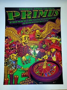 Primus Poster FOXWOODS AP LAVA FOIL Official Print 4/5 2024 Puscifer Sessanta - Picture 1 of 13
