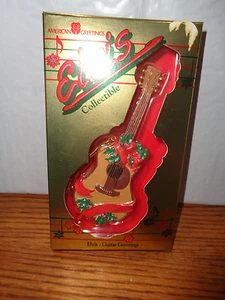 1997 Elvis - Guitar Greetings Ornament - American Greetings - New  - Picture 1 of 1