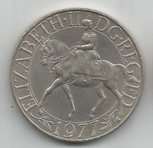 S-DS11 - Great Britain Group of 10 x 25 Pence 1977 Unc. Coins Queen Elizabeth II - Picture 1 of 3