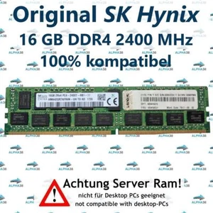 16 GB RDIMM ECC REG DDR4-2400 Supermicro X10DRH-CLN4 X10DRH-CT Server RAM - Bild 1 von 1