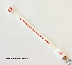 Braccialetto/chiavetta USB 8GB in silicone Abarth bianco - Bild 1 von 1