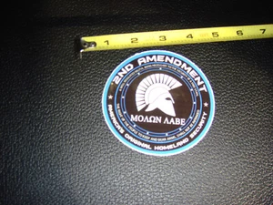 2nd Amendment Moa^n AABE Sticker Decal blue 4" - Picture 1 of 1