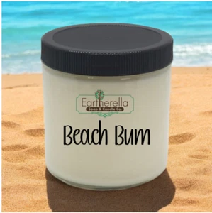 BEACH BUM Soy Candle jar - Picture 1 of 4