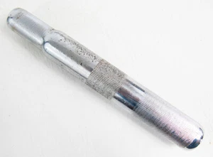 Vintage 7 1/2" 19cm Fluted Ribbed Chrome Seatpost - Picture 1 of 1