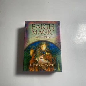 Earth Magic Oracle Cards 48 Card Deck & Guidebook Steven D. Farmer - Picture 1 of 5