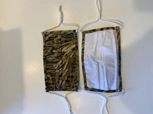 New cotton face mask masks camo camouflage camoflauge brown adjustable pocket - Picture 1 of 1