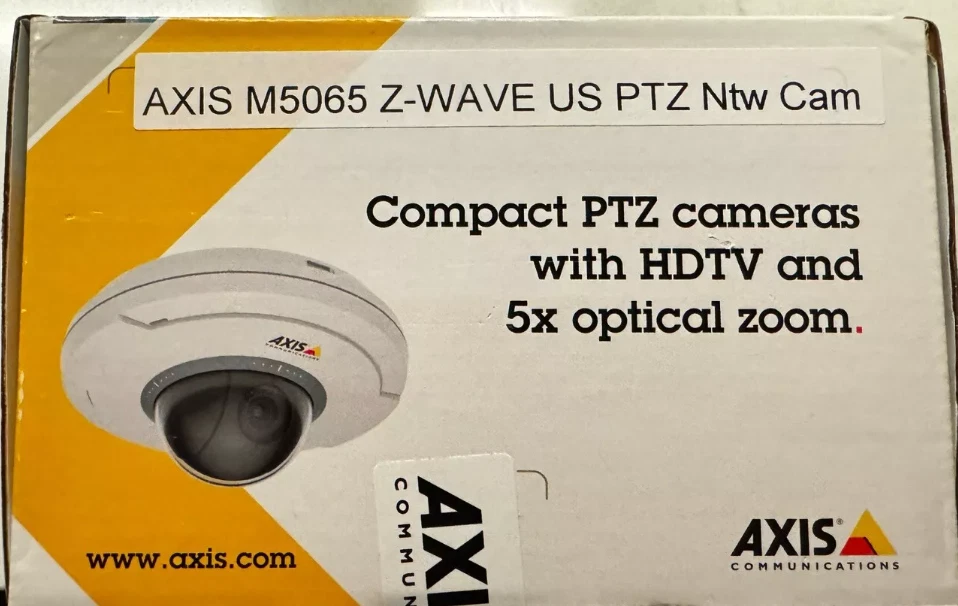 NEW Axis M5065 1080p Z-Wave Network PTZ Camera 01107-004 - Image 1 of 1