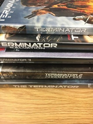 terminator Movies (the Terminator,T2, T3, Tsalvation, TGenisys) $29.99 - Image 1 of 4