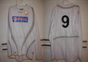 MAGLIA ACR MESSINA 11-12 NR 9 SIZE L BIANCA CND LND CORONA - Foto 1 di 1