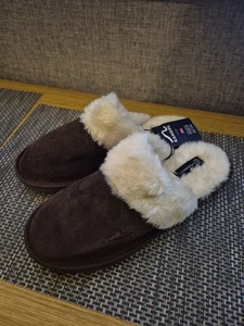 Kangol Slippers Brown Size 6 Brand New With Tags - Picture 1 of 6