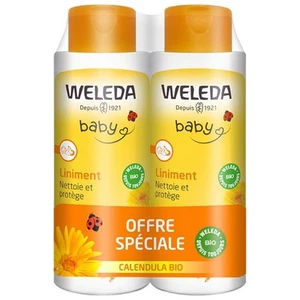 Weleda Baby Liniment Calendula 2 x 400 ml Set ist eine Wickelreinigungspflege mi - Bild 1 von 1