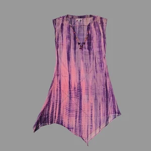 Lisa Ho Pink Purple Silk-Blend Kaftan Dress – Size AU 6 XS - Picture 1 of 23