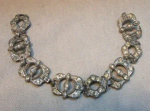 Art Deco Strass Armband Vintage wie besehen - Bild 1 von 11