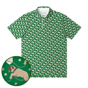RSLTS Green The Sandlot "Beastball" Polo Men's XL NWT - Imagen 1 de 3