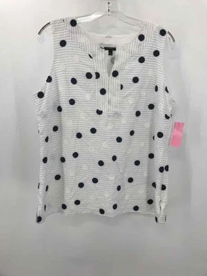Pre-Owned Talbots White Size Large Tank Top - Image 1 of 3
