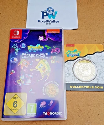 Spongebob Schwammkopf: The Cosmic Shake - Nintendo Switch - mit exklusiver Münze - Bild 1 von 4