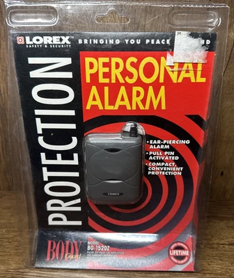 NOVO pino de puxar alarme pessoal Lorex Protection BG-1520Z alarme piercing na orelha - Imagem 1 de 2