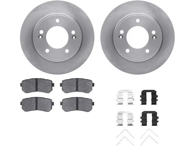 Kit de pastillas de freno delanteras y rotor para Subaru Impreza 2018-2023 2019 2020 XM415YD Foto 1 de 1