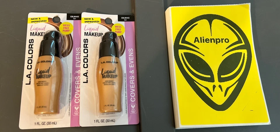 2x L.A. COLORS Liquid Makeup Complete Coverage #CBLM443 Tan - Image 1 of 1