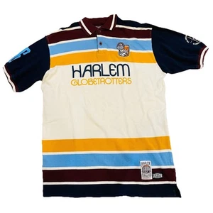 Vintage Harlem Globetrotters 1927 Platinum Fubu Polo Shirt XL Limited Edition - Picture 1 of 8