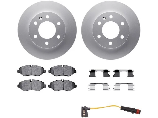 Kit de pastillas de freno delanteras y rotor para Freightliner Sprinter 2500 ZY413SX 2007-2018 Foto 1 de 1