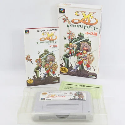 YS III 3 Wanderers Form YS Super Famicom Nintendo 2355 sf - Image 1 of 4