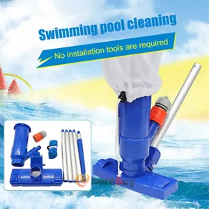 Swimming Pool Cleaner Vacuum Suction Hot Tub SPA Pond Cleaning Vacuum with Pole - Picture 1 of 14