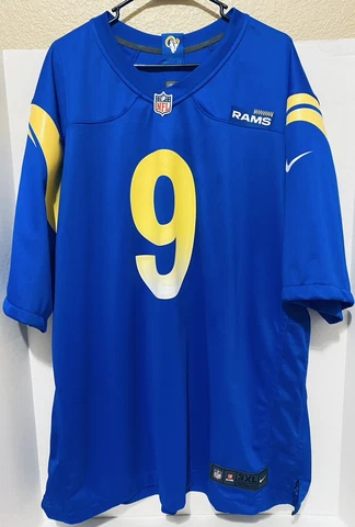 MATTHEW STAFFORD Los Angeles RAMS NIKE Sewn Jersey Great Condition. Worn Once Cover