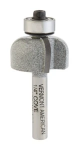 Vermont American, 23139, 1-in x 1/2-in Cove Router Bit, Carbide Tipped, 2-Flute - Picture 1 of 5