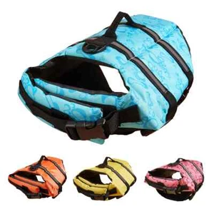 Life Jacket Reflective Adjustable Summer Large Dogs Swimwear Safety Vest Surfing - Picture 1 of 31