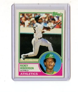 1983 Topps Rickey Henderson Oakland Athletics #180 ⭐️💥🎯 Como nuevo - Imagen 1 de 2
