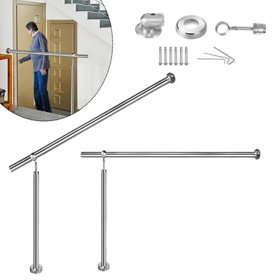 180cm Treppengeländer Edelstahl Balkongeländer Handlauf Geländer Treppe Bausatz# - Bild 1 von 4