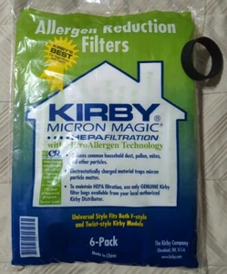 BOLSAS DE VACÍO KIRBY:6 Sentria UNIVERSAL~ F Style MICRON MAGIC Hepa incluye 1 cinturón - Imagen 1 de 5