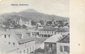 PC trasera indivisa Dominica Aspinall c1905 Roseau. Gran detalle (2) - Imagen 1 de 2
