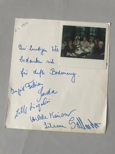 LILIAN GALLARDO signed signiert Albumseite 20x23 Autogramm autograph - Bild 1 von 1