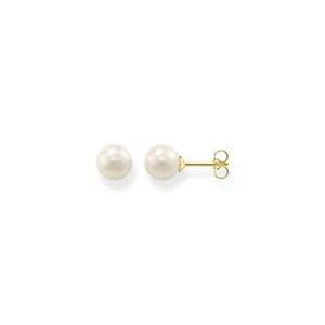 Thomas Sabo Ear Studs Pearl Gold - Picture 1 of 2