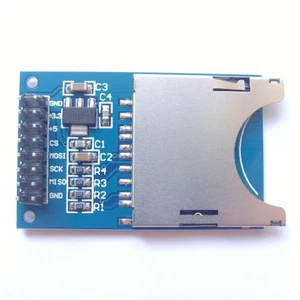 2PCS SD Card SD Slot Socket Reader Arduino ARM MCU Read And Write - Bild 1 von 1