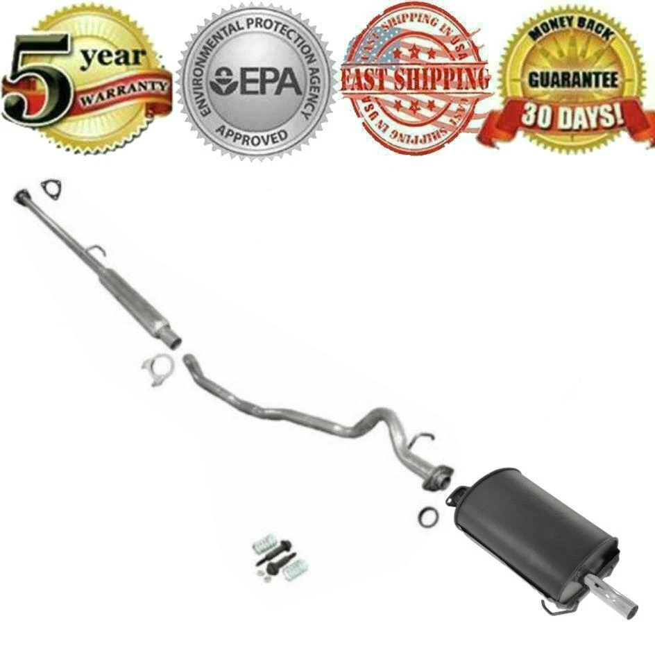 Kit de sistema de escape silenciador tubo resonador compatible con: Honda CRV 1997-2001 2,0 L Foto 1 de 4